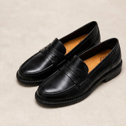 Waverly Orthopedic Leather Loafers - Black - Shoes - Michael Verde - Image 1