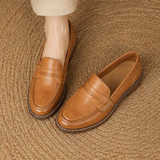 Waverly Orthopedic Leather Loafers - Light Brown - comfortable loafers - Michael Verde - Image 5
