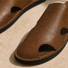 Westborough Leather Sandals - Brown - women's sandals - Michael Verde - Image 2