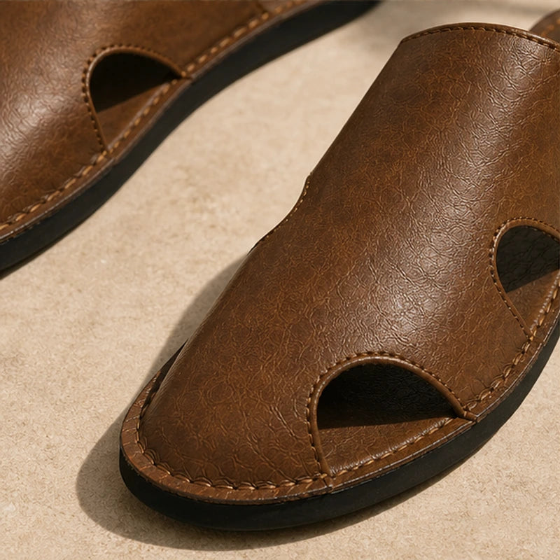 Westborough Leather Sandals - Brown - women's sandals - Michael Verde - Image 2
