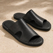 Westborough Leather Sandals - Black - Sandals - Michael Verde - Image 1