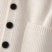 Westbourne Men's Ribbed Hooded Cardigan - Ivory - male - Michael Verde - Image 3