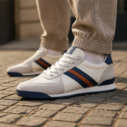 Westmere Retro Leather Sneaker - Gray - Sneakers - Michael Verde - Image 1