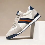 Westmere Retro Leather Sneaker - Gray - vegan leather - Michael Verde - Image 4